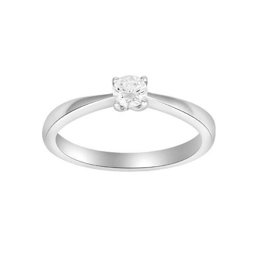 Billede af Siersbøl - Heart prinsessering i 14kt. hvidguld 0,25ct.